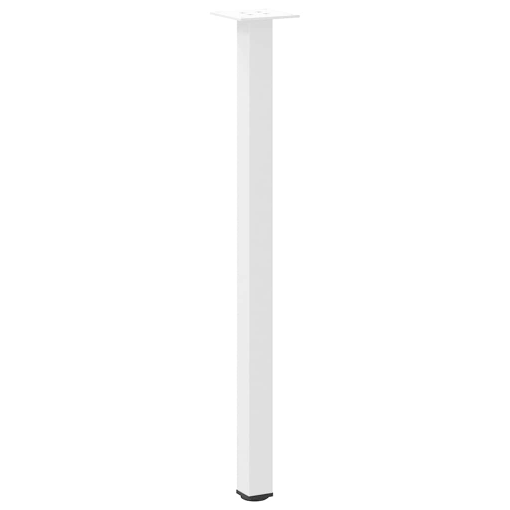 vidaXL Konsolentischbeine 4 Stk. Weiß 72-74 cm Stahl