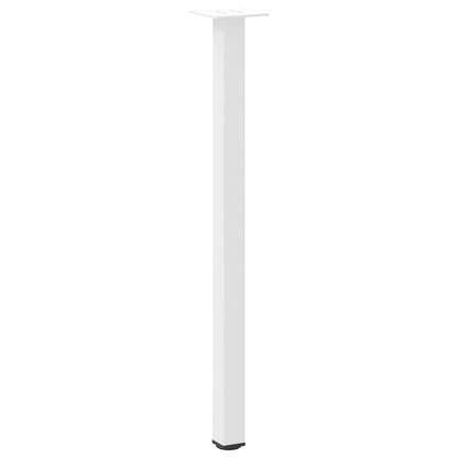 vidaXL Konsolentischbeine 4 Stk. Weiß 72-74 cm Stahl
