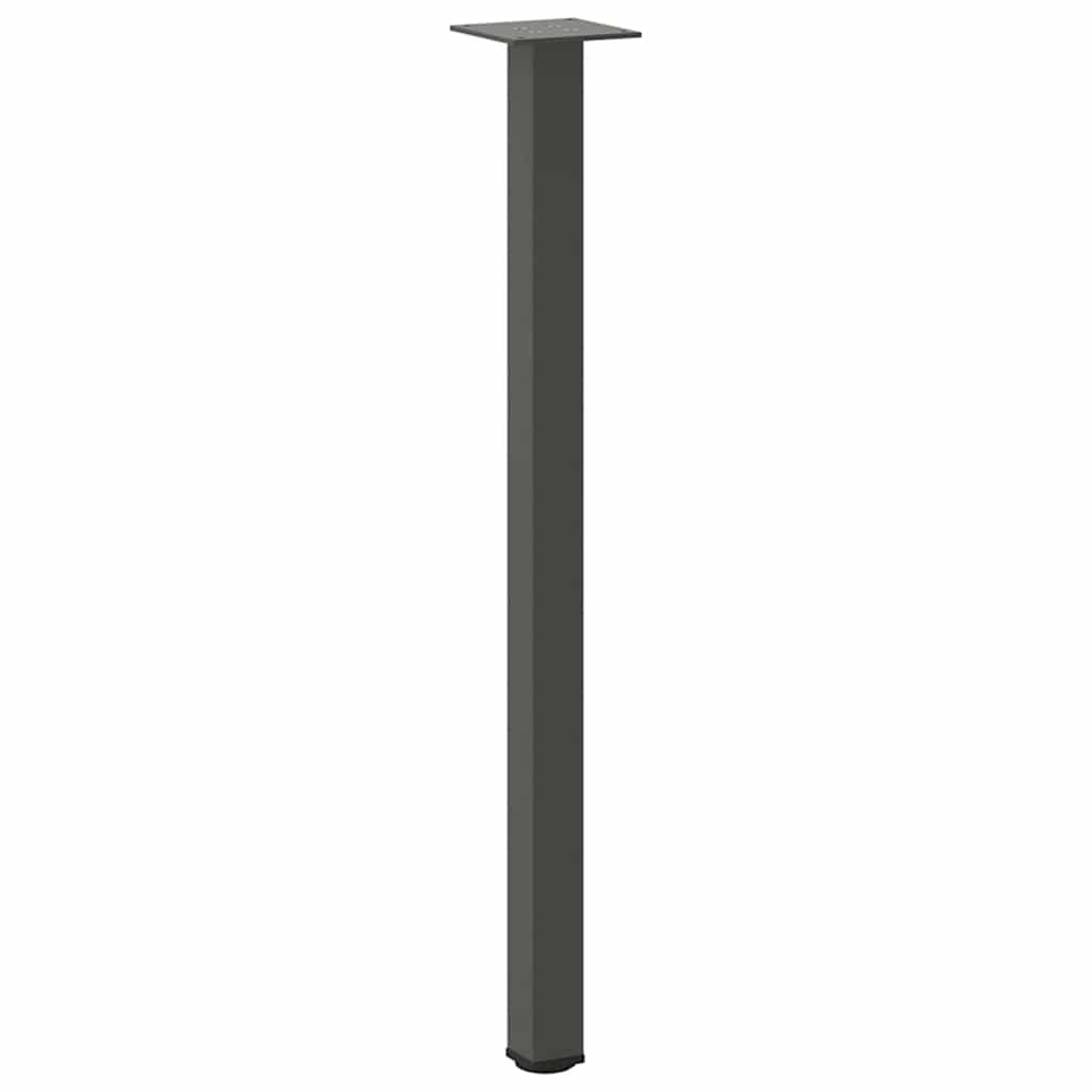vidaXL Konsolentischbeine 4 Stk. Anthrazit 72-74 cm Stahl