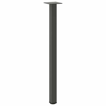vidaXL Konsolentischbeine 4 Stk. Anthrazit 72-74 cm Stahl