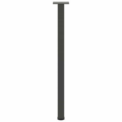 vidaXL Konsolentischbeine 4 Stk. Anthrazit 72-74 cm Stahl