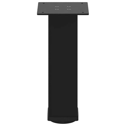 vidaXL Couchtischbeine 4 Stk. Schwarz 30-32 cm Stahl