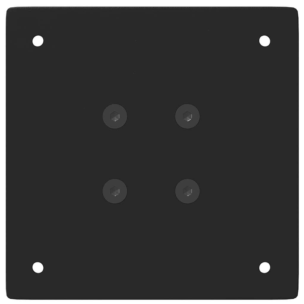 vidaXL Couchtischbeine 4 Stk. Schwarz 30-32 cm Stahl