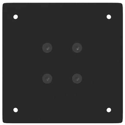 vidaXL Couchtischbeine 4 Stk. Schwarz 30-32 cm Stahl