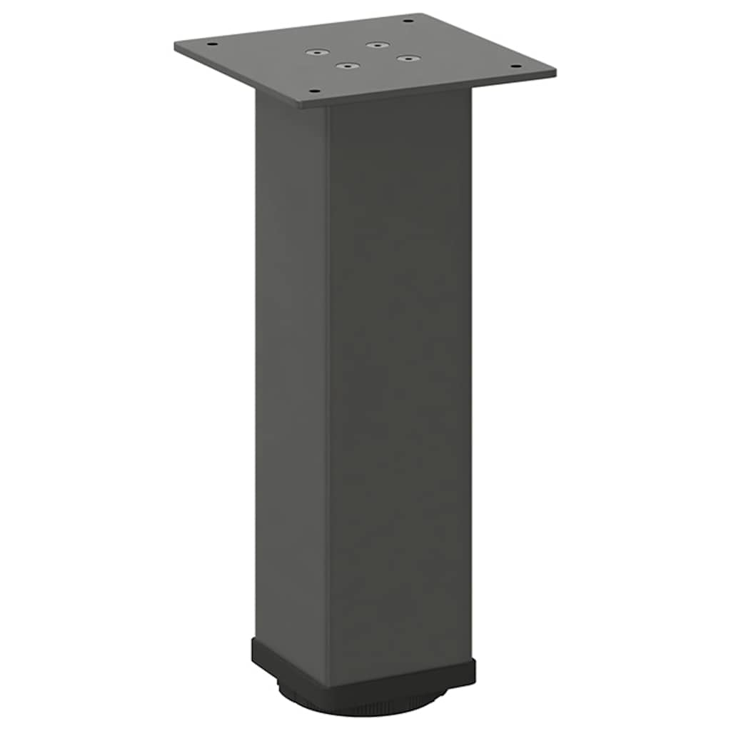 vidaXL Couchtischbeine 4 Stk. Anthrazit 30-32 cm Stahl
