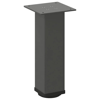 vidaXL Couchtischbeine 4 Stk. Anthrazit 30-32 cm Stahl