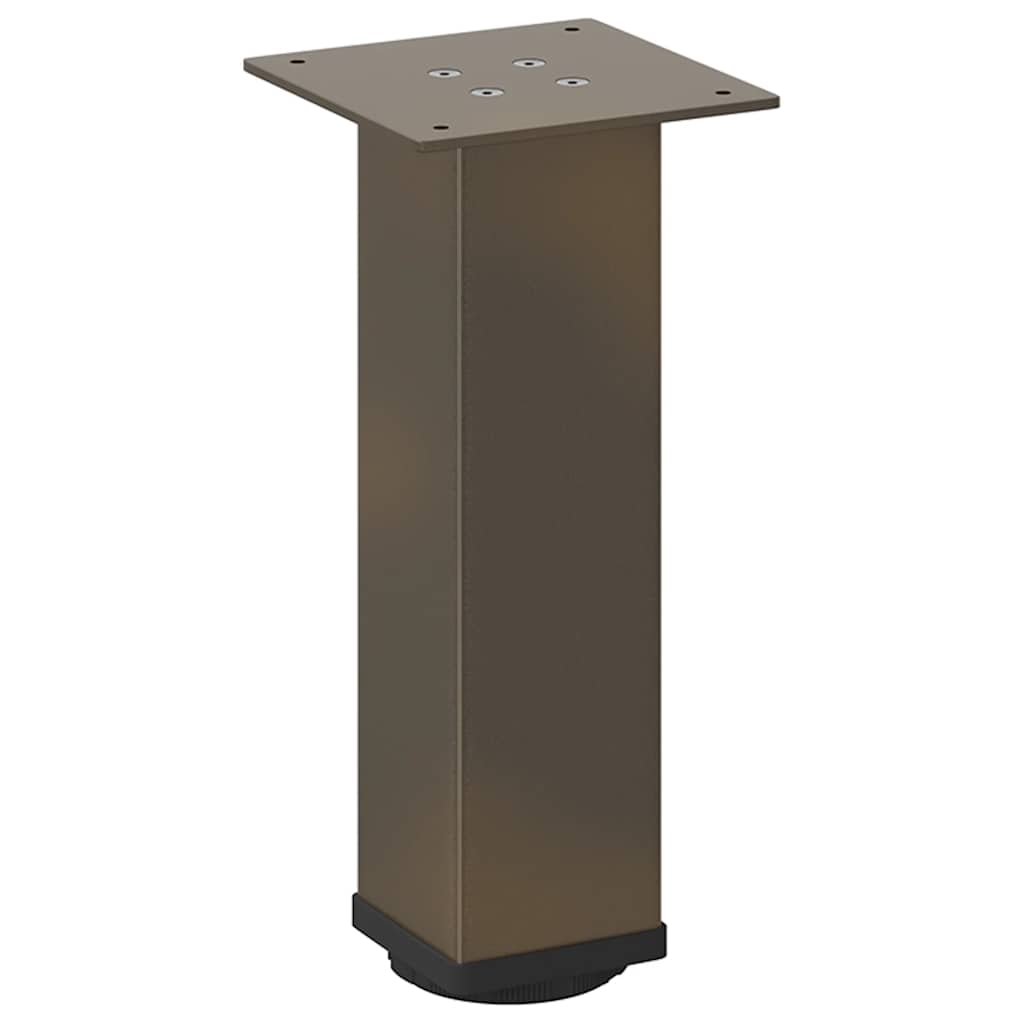 vidaXL Pieds de table basse 4 pcs Acier naturel 30-32 cm Acier
