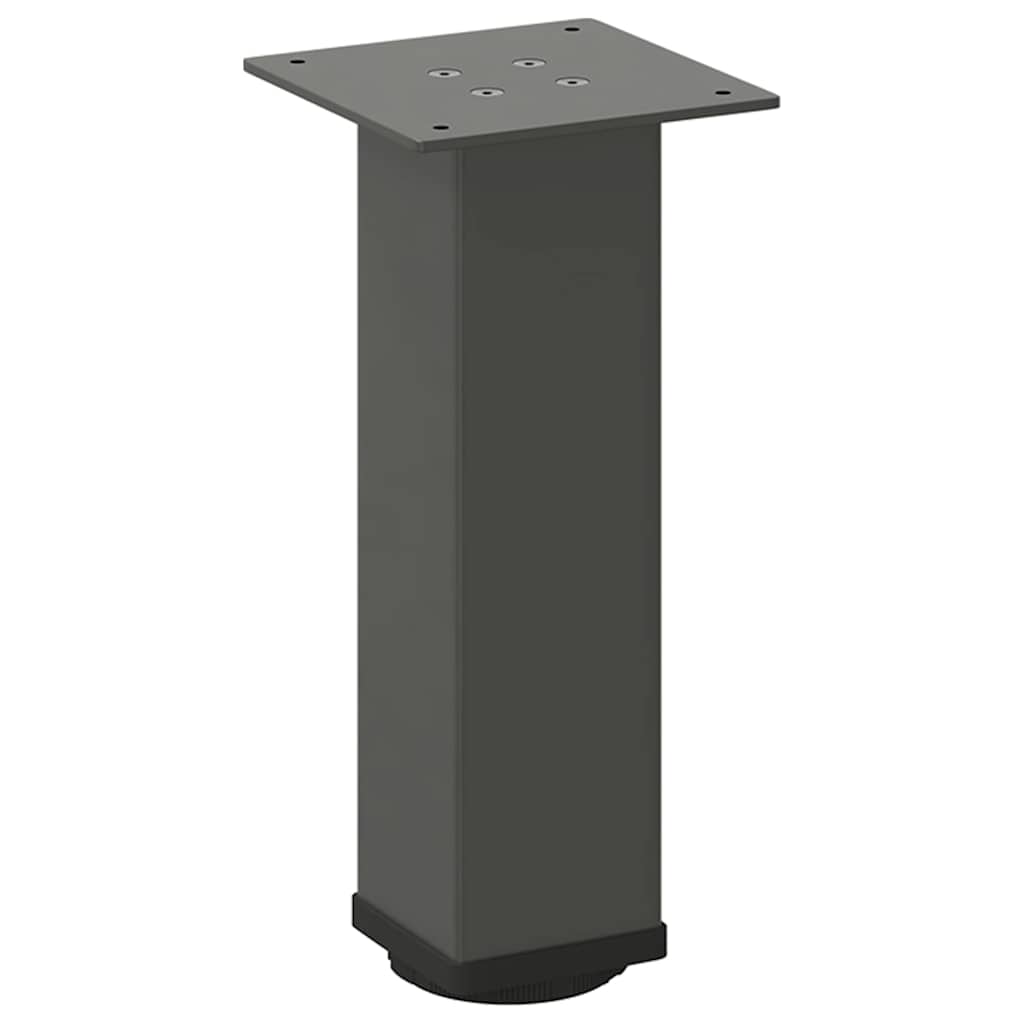 vidaXL Couchtischbeine 4 Stk. Anthrazit 42-44 cm Stahl