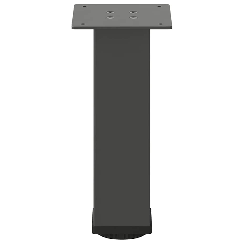 vidaXL Couchtischbeine 4 Stk. Anthrazit 42-44 cm Stahl