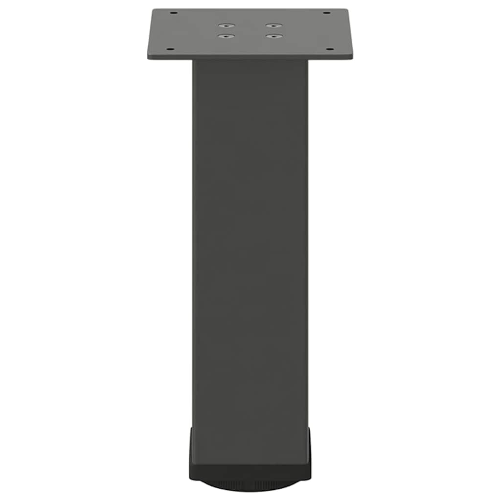 vidaXL Couchtischbeine 4 Stk. Anthrazit 42-44 cm Stahl
