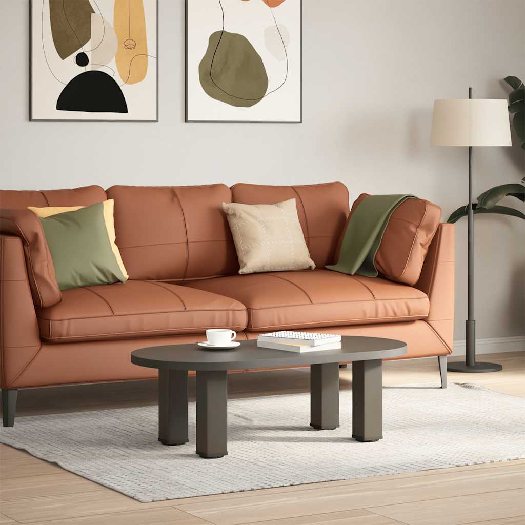 vidaXL Couchtischbeine 4 Stk. Naturstahl 42-44 cm Stahl