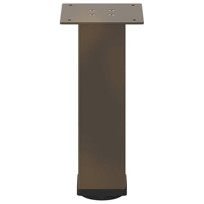 vidaXL Couchtischbeine 4 Stk. Naturstahl 42-44 cm Stahl