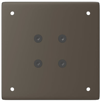 vidaXL Couchtischbeine 4 Stk. Naturstahl 42-44 cm Stahl