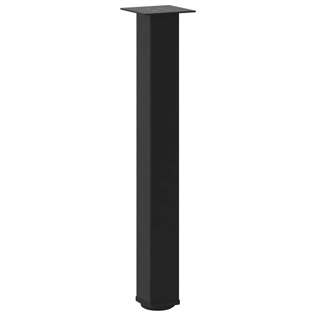 vidaXL Konsolentischbeine 4 Stk. Schwarz 72-74 cm Stahl