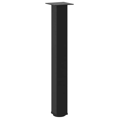 vidaXL Konsolentischbeine 4 Stk. Schwarz 72-74 cm Stahl