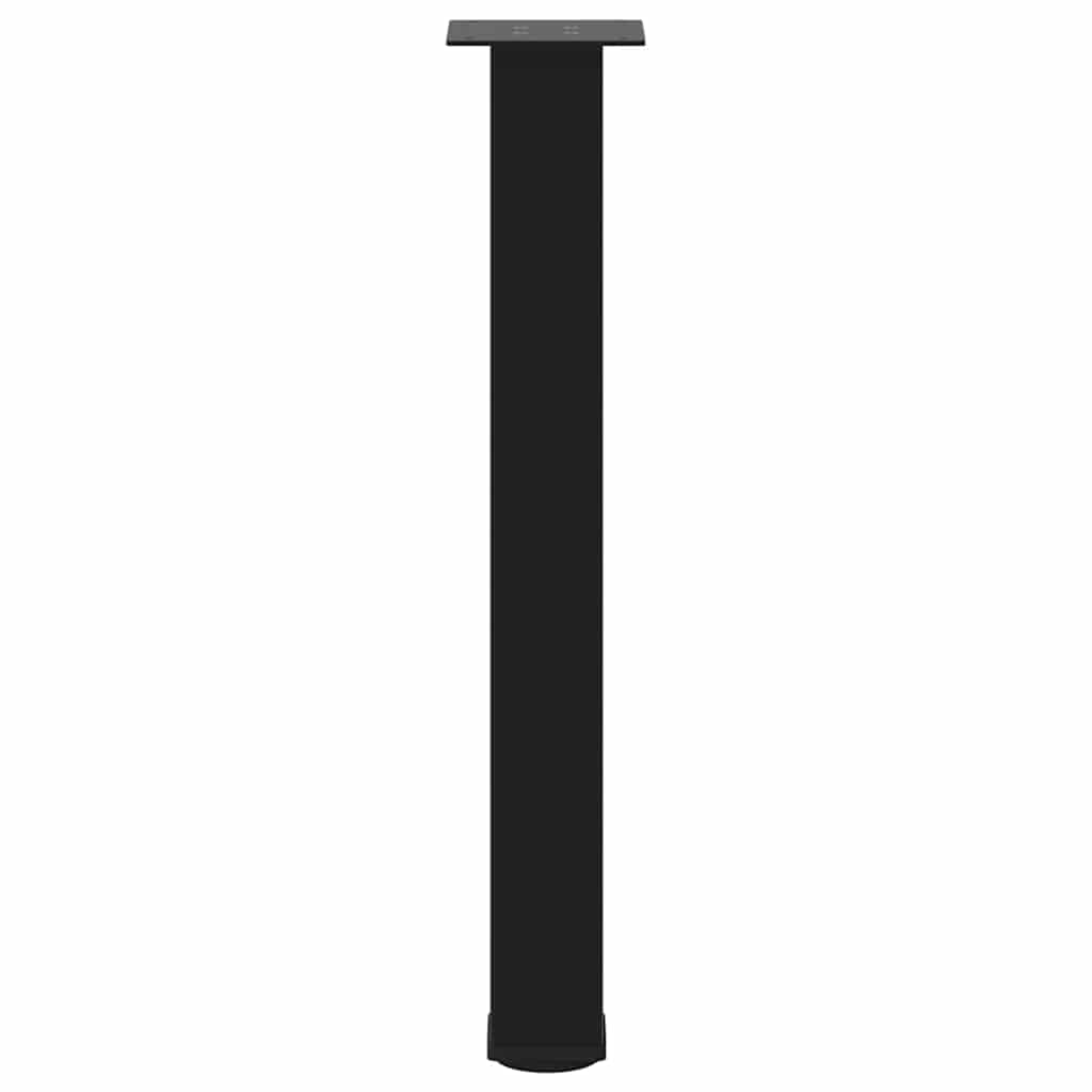 vidaXL Konsolentischbeine 4 Stk. Schwarz 72-74 cm Stahl