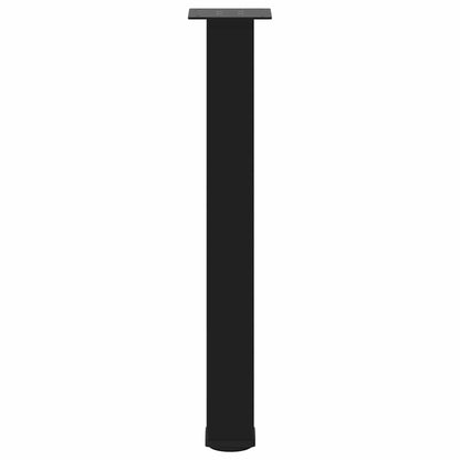 vidaXL Konsolentischbeine 4 Stk. Schwarz 72-74 cm Stahl