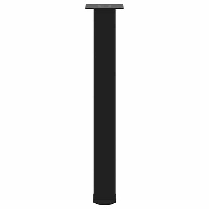 vidaXL Konsolentischbeine 4 Stk. Schwarz 72-74 cm Stahl