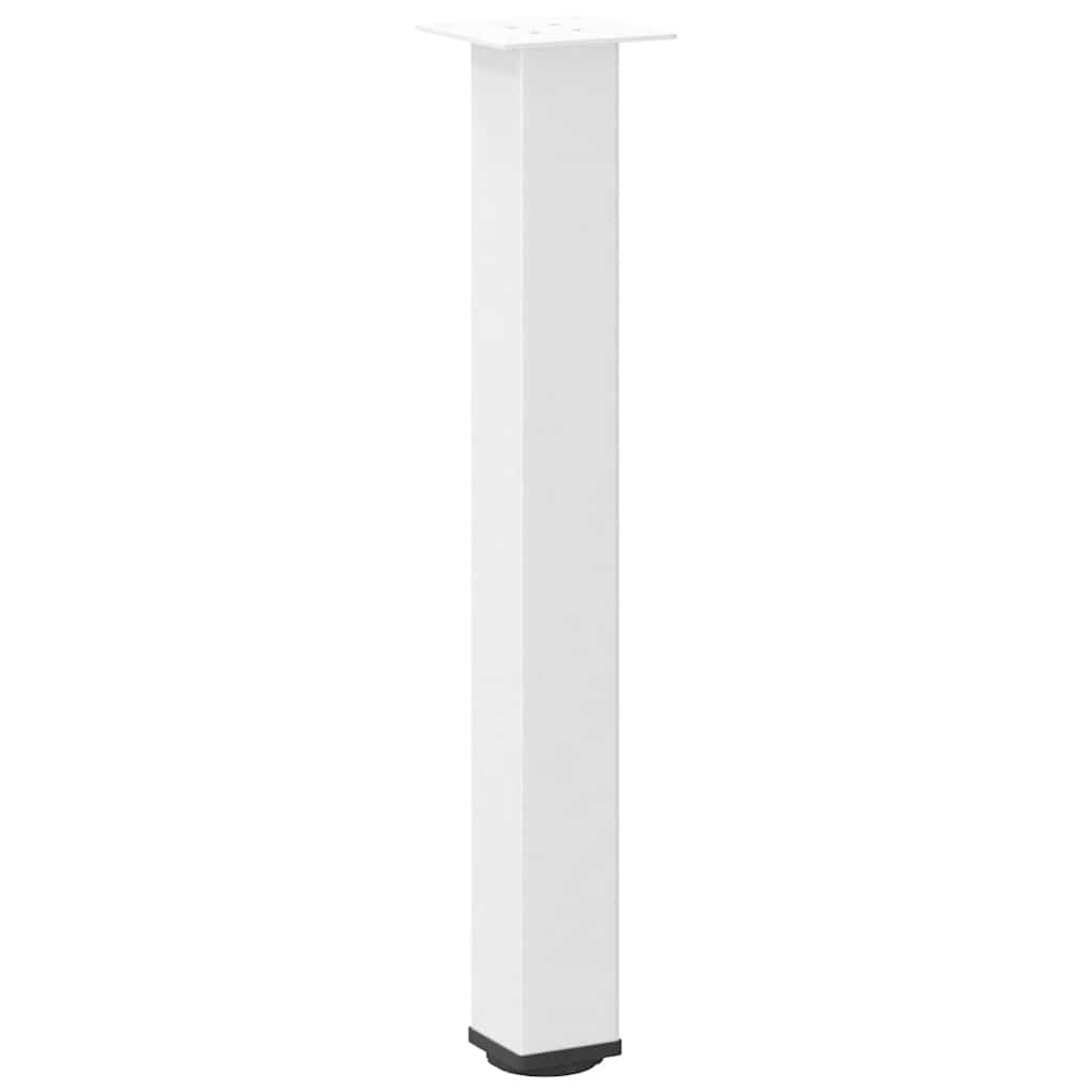 vidaXL Konsolentischbeine 4 Stk. Weiß 72-74 cm Stahl