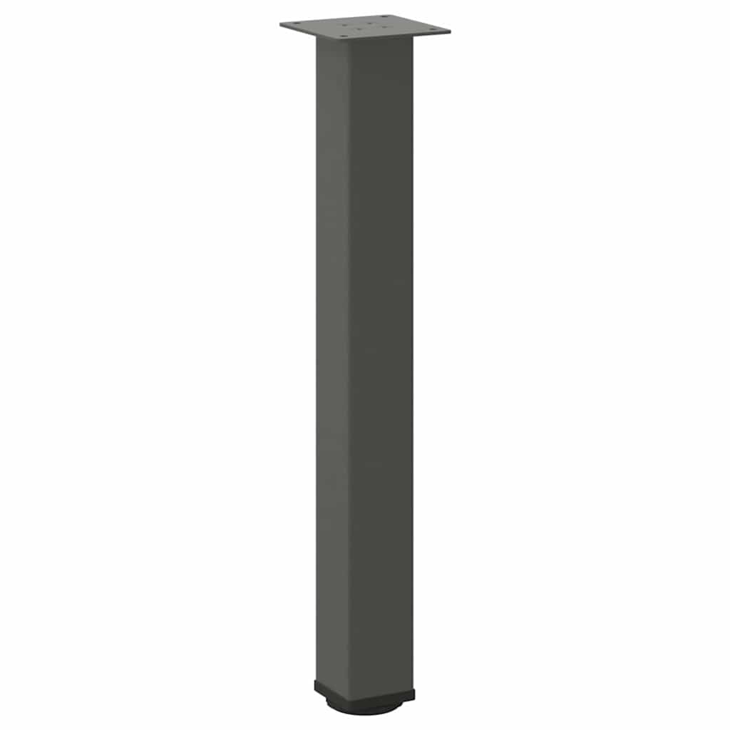 vidaXL Konsolentischbeine 4 Stk. Anthrazit 72-74 cm Stahl