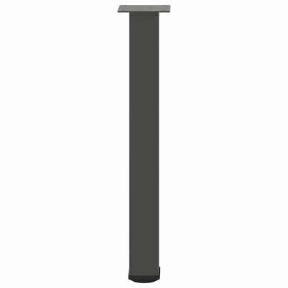 vidaXL Konsolentischbeine 4 Stk. Anthrazit 72-74 cm Stahl