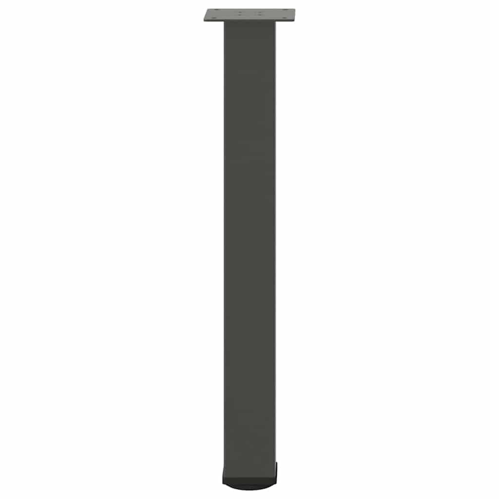 vidaXL Konsolentischbeine 4 Stk. Anthrazit 72-74 cm Stahl