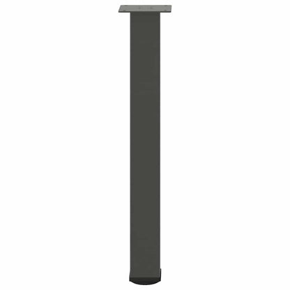 vidaXL Konsolentischbeine 4 Stk. Anthrazit 72-74 cm Stahl