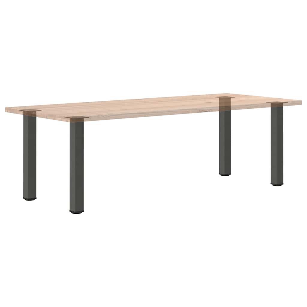 vidaXL Konsolentischbeine 4 Stk. Anthrazit 72-74 cm Stahl