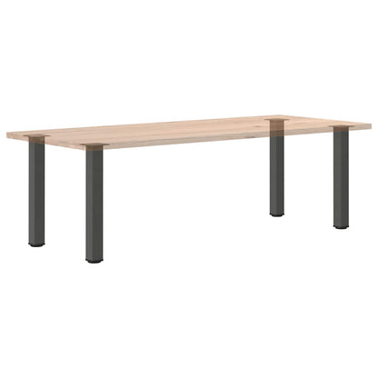 vidaXL Konsolentischbeine 4 Stk. Anthrazit 72-74 cm Stahl