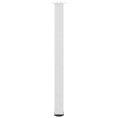 vidaXL Pieds de table de bar 4 pcs Blanc 90-92 cm Acier