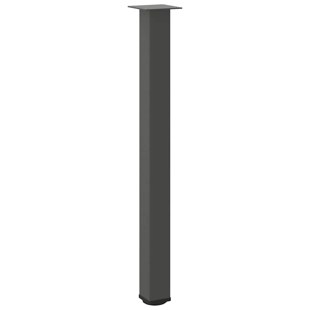 vidaXL Bartischbeine 4 Stk. Anthrazit 90-92 cm Stahl