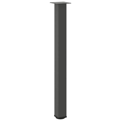 vidaXL Bartischbeine 4 Stk. Anthrazit 90-92 cm Stahl