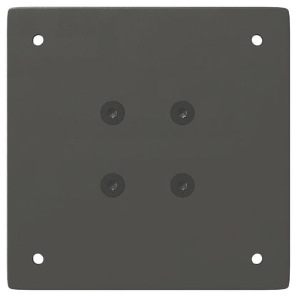 Bartischbeine 4 Stk. Anthrazit 90-92 cm Stahl