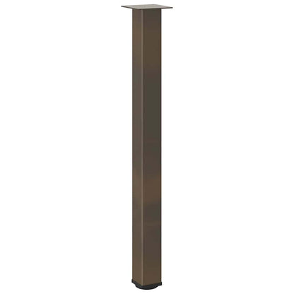 vidaXL Bartischbeine 4 Stk. Naturstahl 90-92 cm Stahl