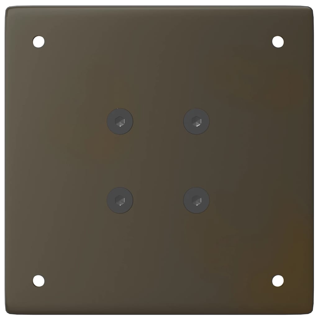 vidaXL Bartischbeine 4 Stk. Naturstahl 90-92 cm Stahl
