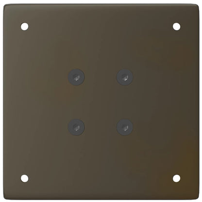 vidaXL Bartischbeine 4 Stk. Naturstahl 90-92 cm Stahl