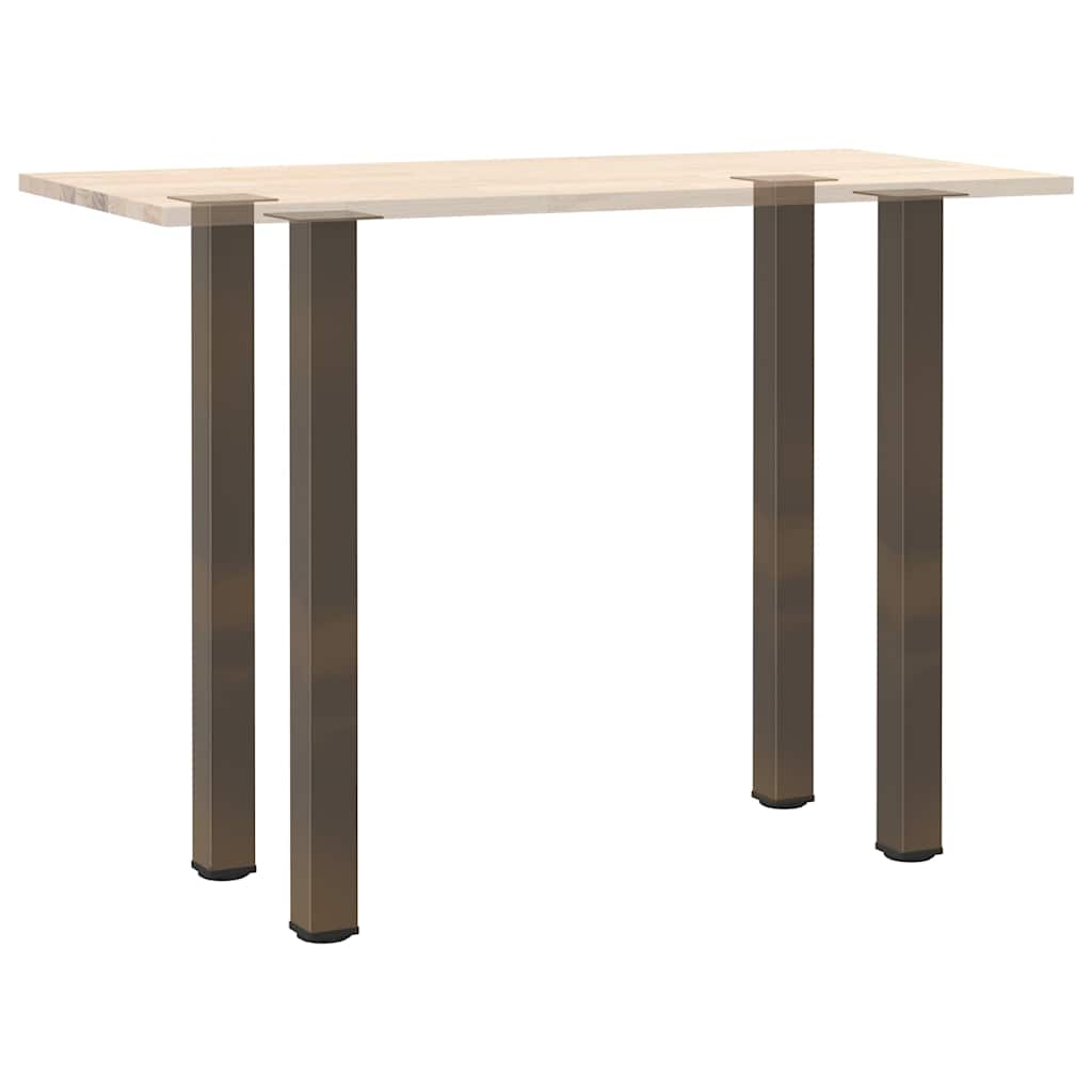 vidaXL Bartischbeine 4 Stk. Naturstahl 90-92 cm Stahl