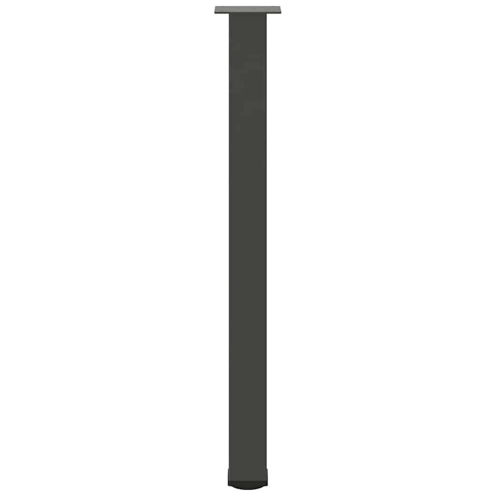vidaXL Pieds de table de bar 4 pcs Anthracite 100-102 cm Acier