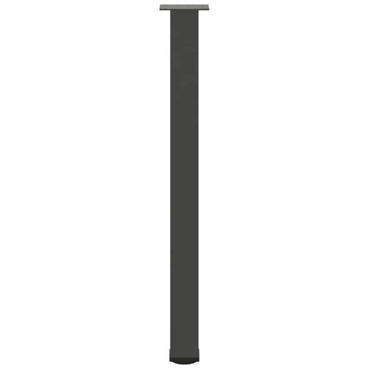 vidaXL Pieds de table de bar 4 pcs Anthracite 100-102 cm Acier