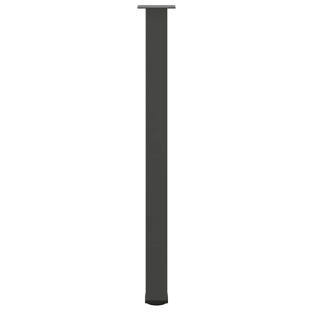 vidaXL Bartischbeine 4 Stk. Anthrazit 110-112 cm Stahl