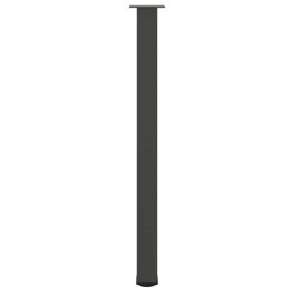 vidaXL Bartischbeine 4 Stk. Anthrazit 110-112 cm Stahl