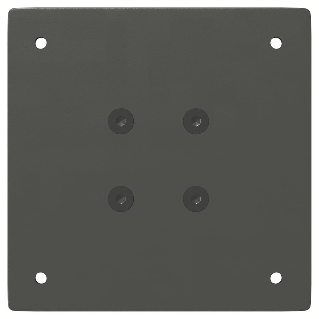 vidaXL Bartischbeine 4 Stk. Anthrazit 110-112 cm Stahl