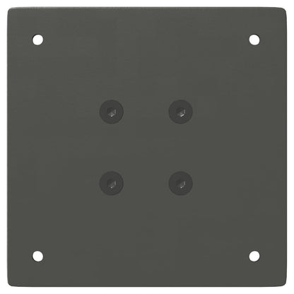 vidaXL Bartischbeine 4 Stk. Anthrazit 110-112 cm Stahl
