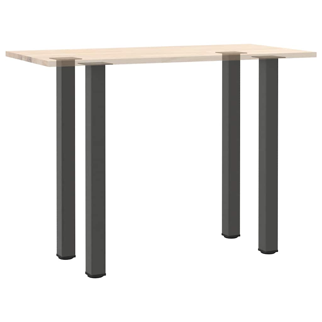 vidaXL Bartischbeine 4 Stk. Anthrazit 110-112 cm Stahl
