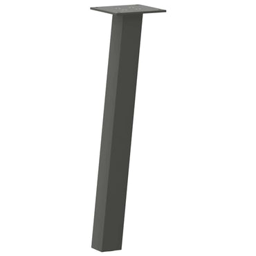 vidaXL Couchtischbeine 4 Stk. Anthrazit 30 cm Stahl