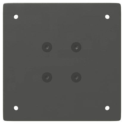vidaXL Pieds de table basse 4 pcs Anthracite 30 cm Acier