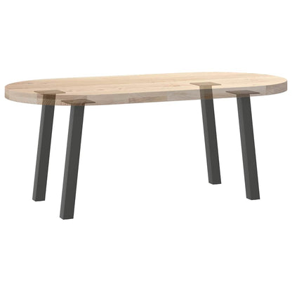 vidaXL Pieds de table basse 4 pcs Anthracite 30 cm Acier