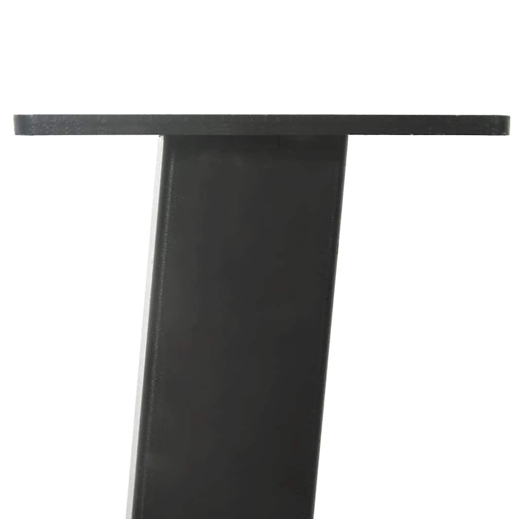 vidaXL Pieds de table basse 4 pcs Anthracite 30 cm Acier