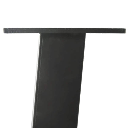 vidaXL Pieds de table basse 4 pcs Anthracite 30 cm Acier