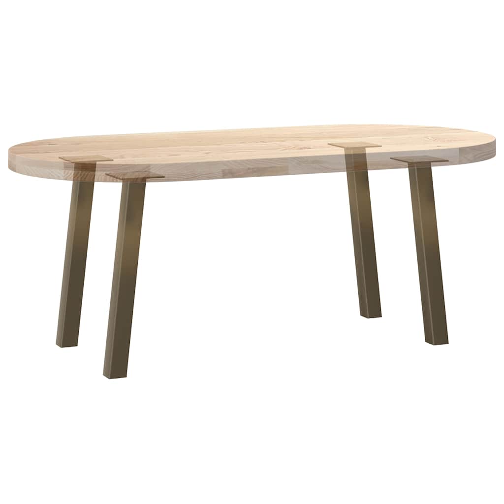 vidaXL Pieds de table basse 4 pcs Acier naturel 30 cm Acier